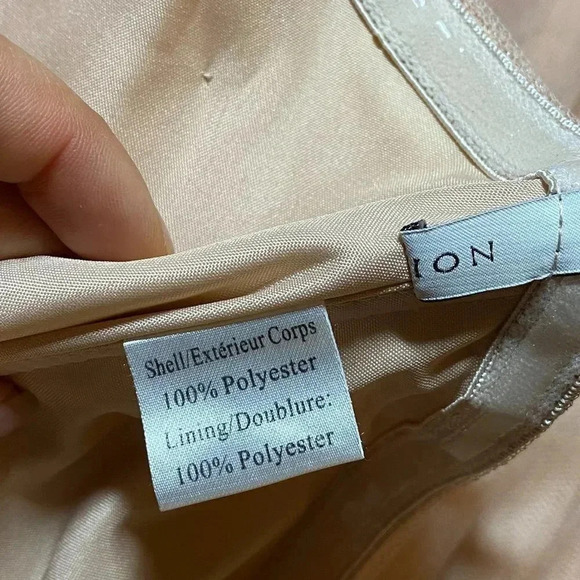 Jenny Yoo Dress Pink Peach Orange Annabelle Convertible Bridesmaid Dress Size 12 - Picture 10 of 16